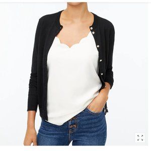 NWOT Scalloped J-Crew Tank Top